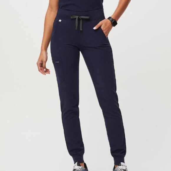 Figs Zamora Jogger Scrub Pants in Navy sz M/P - Picture 1 of 5